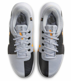 Мужские кроссовки теннисные Nike Zoom GP Challenge 1 Clay - wolf grey/laser orange/black/white