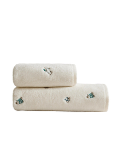 Zara Home Полотенце для лица и рук из хлопка, экрю