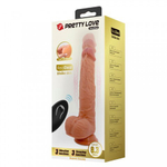 Реалистичный вибратор с фрикцией Jonathan и пультом ДУ, 21 см