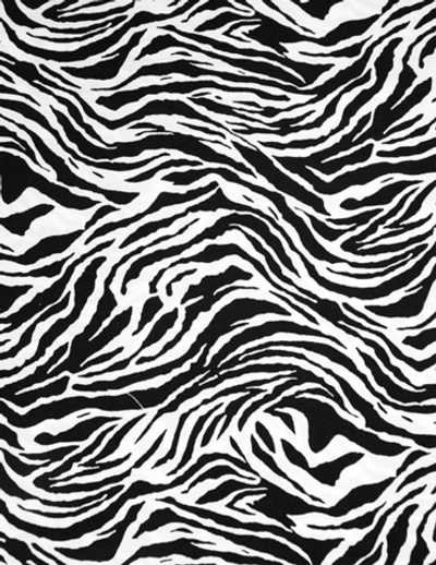 Ткань штапель принт Абстракция бело-черный, 105 гр/м, ш. 142 см