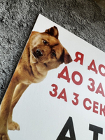 Табличка на дом Осторожно злая собака