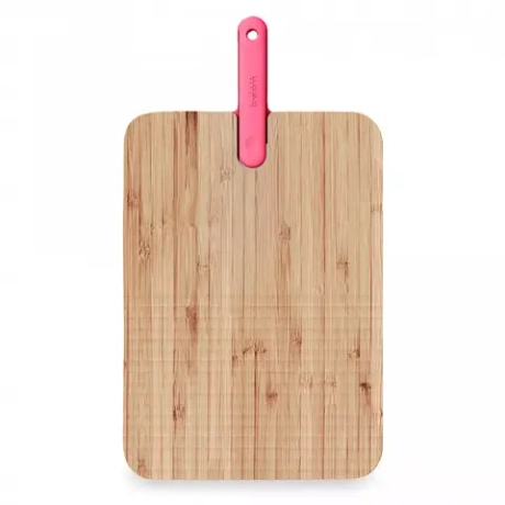Доска разделочная 43x24x2.4см Trebonn Chopping boards and Knives розовая