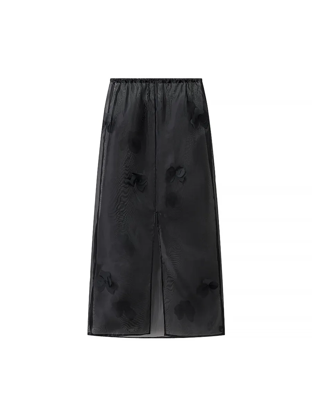 Юбка макси прозрачная