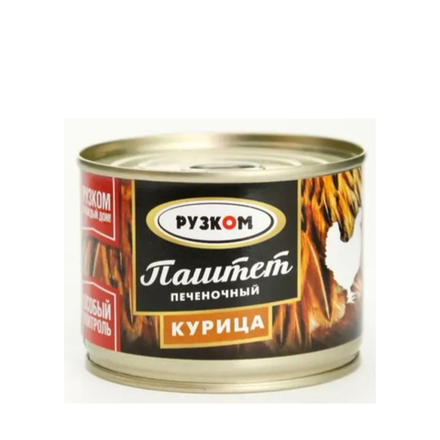 Паштет печеночный курица Рузком 180 гр