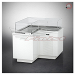 Встраиваемая угловая кондитерская витрина Finist Glassier GС-13/7/3