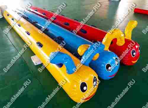 Надувная командная игра "Верхом на гусеницах", 6 мест