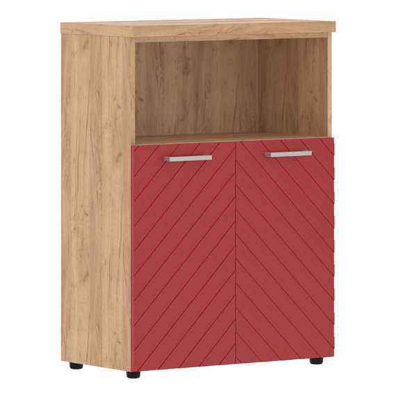 Шкаф с глухими малыми дверьми и топом TLMC 85.3  854х452х1203 TORR LUX