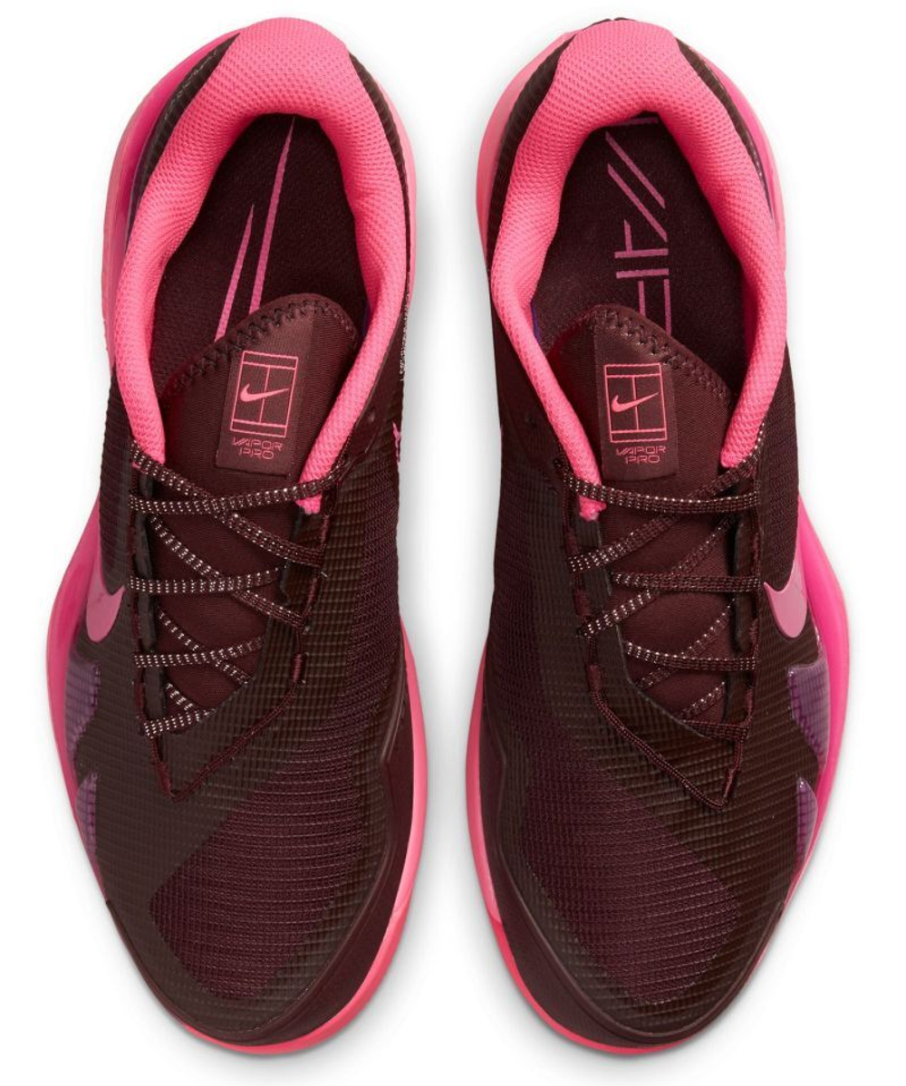 Женские Кроссовки теннисные Nike Court Zoom Vapor Pro Premium HC PRM - dark smoke grey/pinksicle/black