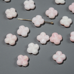 Клеверы из раковины розовой королевской ракушки, 10мм