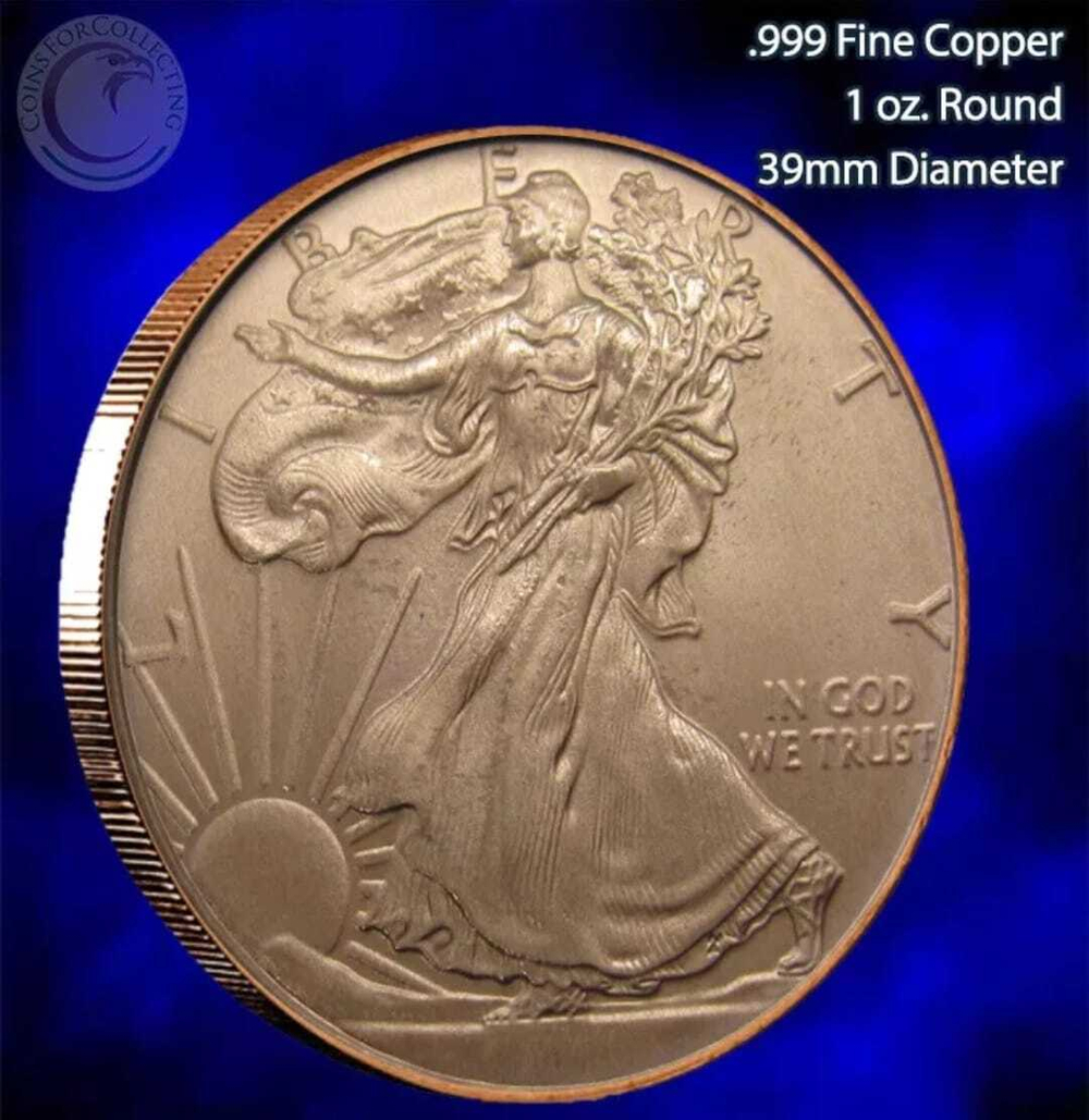 США 1 унция Монеты - 50 центов 1916-1947 Шагающая свобода