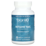 BrainMD, Бетаин TMG, 60 веганских капсул (500 мг в каждой капсуле)