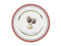 Подарочный набор тарелка мелкая 180 мм форма Европейская-2 рисунок Modes de Paris (терракот) арт. 81.26421.00.1