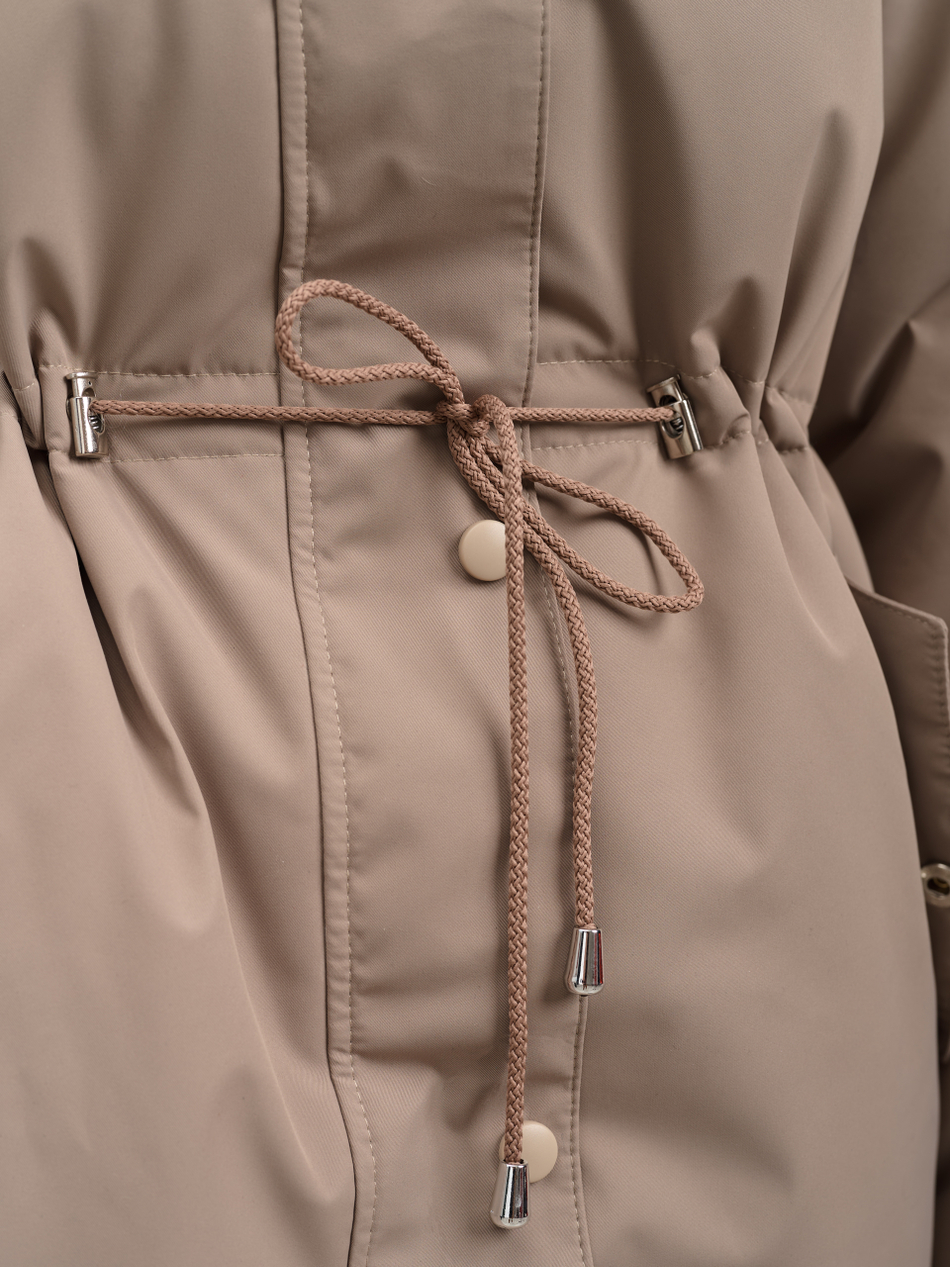 Парка женская демисезонная "Апрель" бежевый