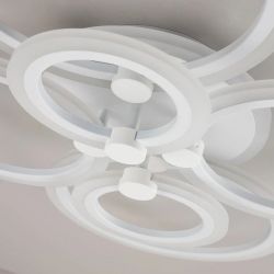 Citilux Сента CL237B160E RGB Люстра с пультом Белая