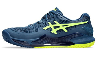 Мужские кроссовки теннисные Asics Gel-Resolution 9 Clay - небесный