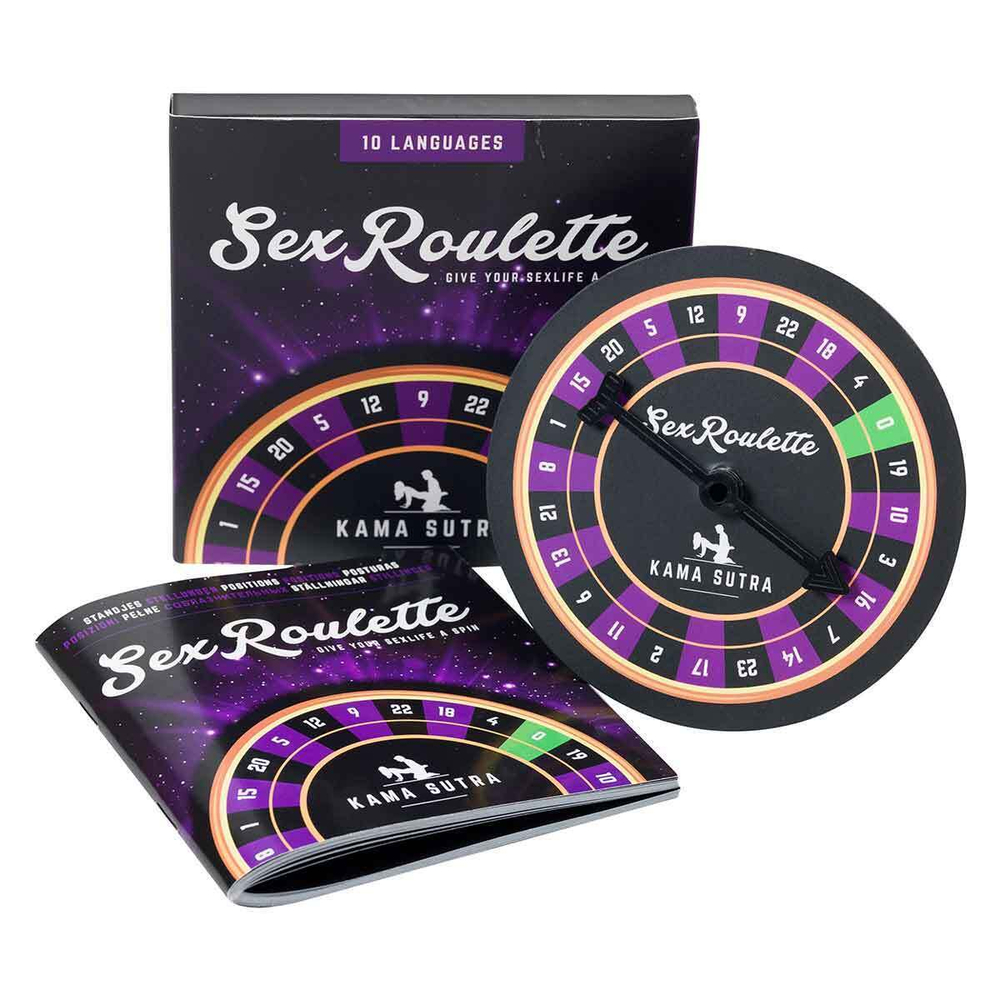 Настольная игра-рулетка Sex Roulette Kamasutra (Цвет: разноцветный)