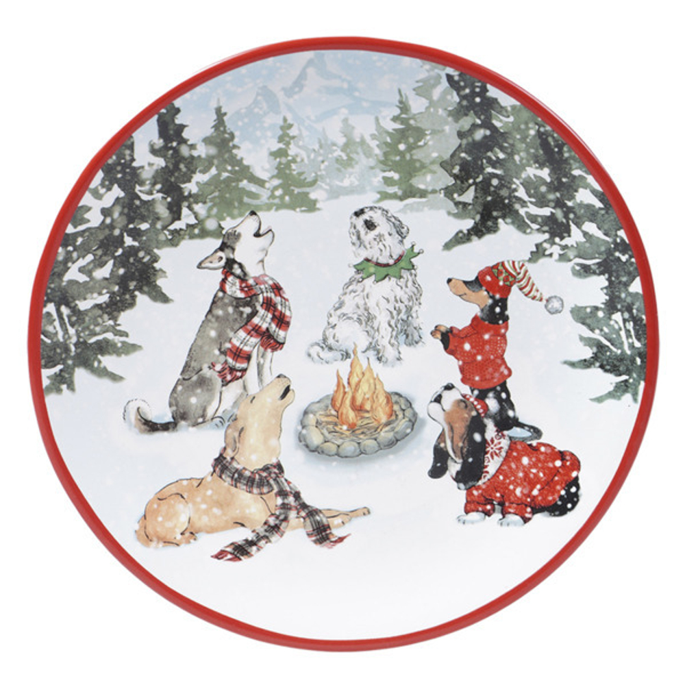 Тарелка закусочная 23см Certified Int. Особый праздник Костер