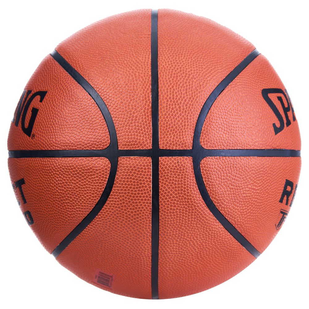 Мяч баск. SPALDING TF-250 React 76967z, р.7, FIBA Approved, композит. кожа (ПУ), коричнево-черный