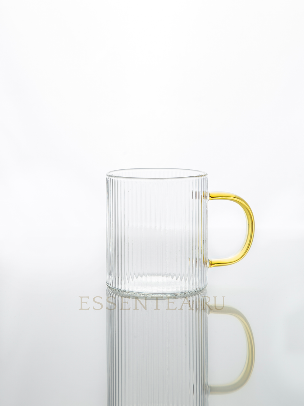 Чашка стеклянная с ручкой "Мейли" 250 мл