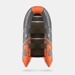 Надувная лодка GLADIATOR B420 оранжево-темносерый