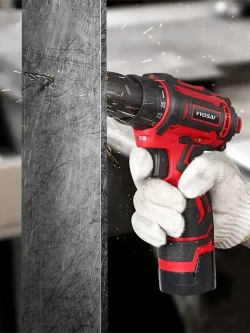 Дрель-шуруповерт аккумуляторная VVOSAI WS-3016-A2, 16В 36Нм, 2xLi-ion, ЗУ