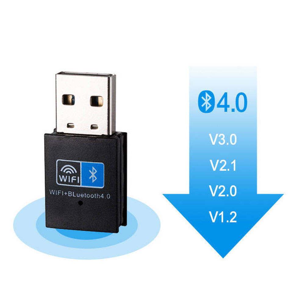 Адаптер Wi-Fi + Bluetooth v4.0 беспроводной USB2.0 150-Mbps