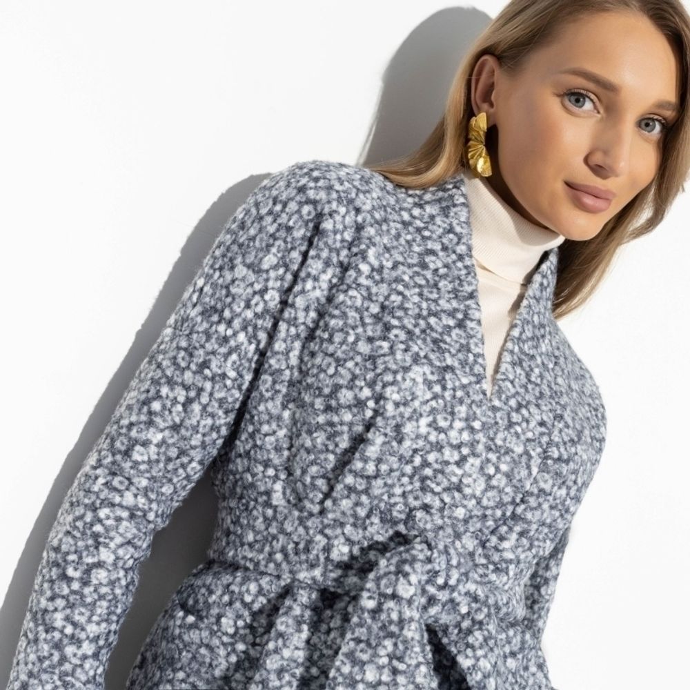 Кардиган Стиль без повода (грэй, с поясом) Charutti (Акция)