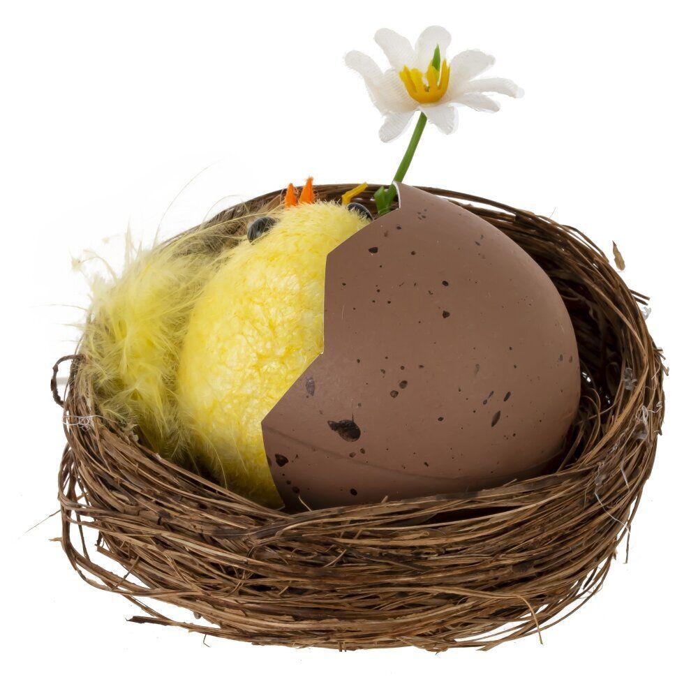 GAEM Набор из 2-х изделий декоративных "Гнездо пасхальное" (7*4,5), L15 W8 H7,5 см