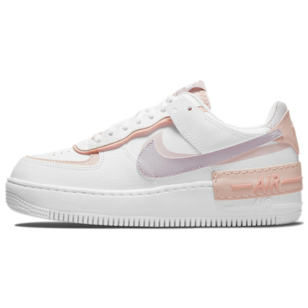 Кроссовки Nike  Air Force 1 Shadow GS White Pink Oxford