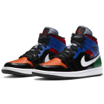 Кроссовки Air Jordan 1 Mid GS SE Multi Patent