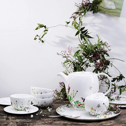 Rosenthal Чашка Mystery Garden с блюдцем 200 мл (180 мл) для кофе 10530 405101 14742 + 10530 405101 14741