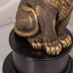 Подставка Лев Лион Орех Оберджин