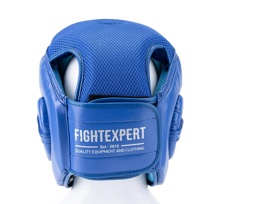 Шлем тренировочный FIGHTEXPERT “Full Power”  Синий