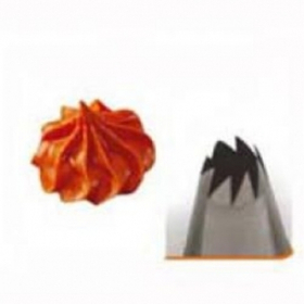 Насадка кондитер. "Открытая роза" S нерж. (45167)