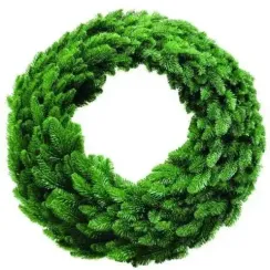 Венок хвойный Нормандия диаметр 60 см, темно-зеленый, Triumph Tree (73688)