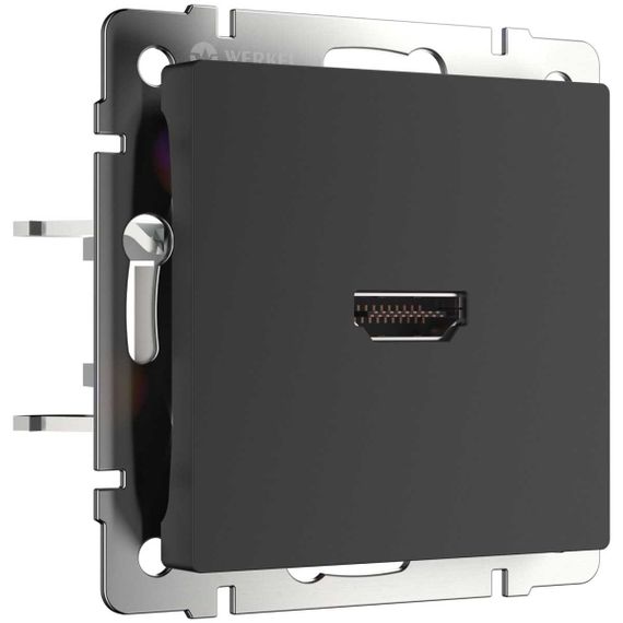 Розетка HDMI Werkel черный матовый W1186008 4690389157066