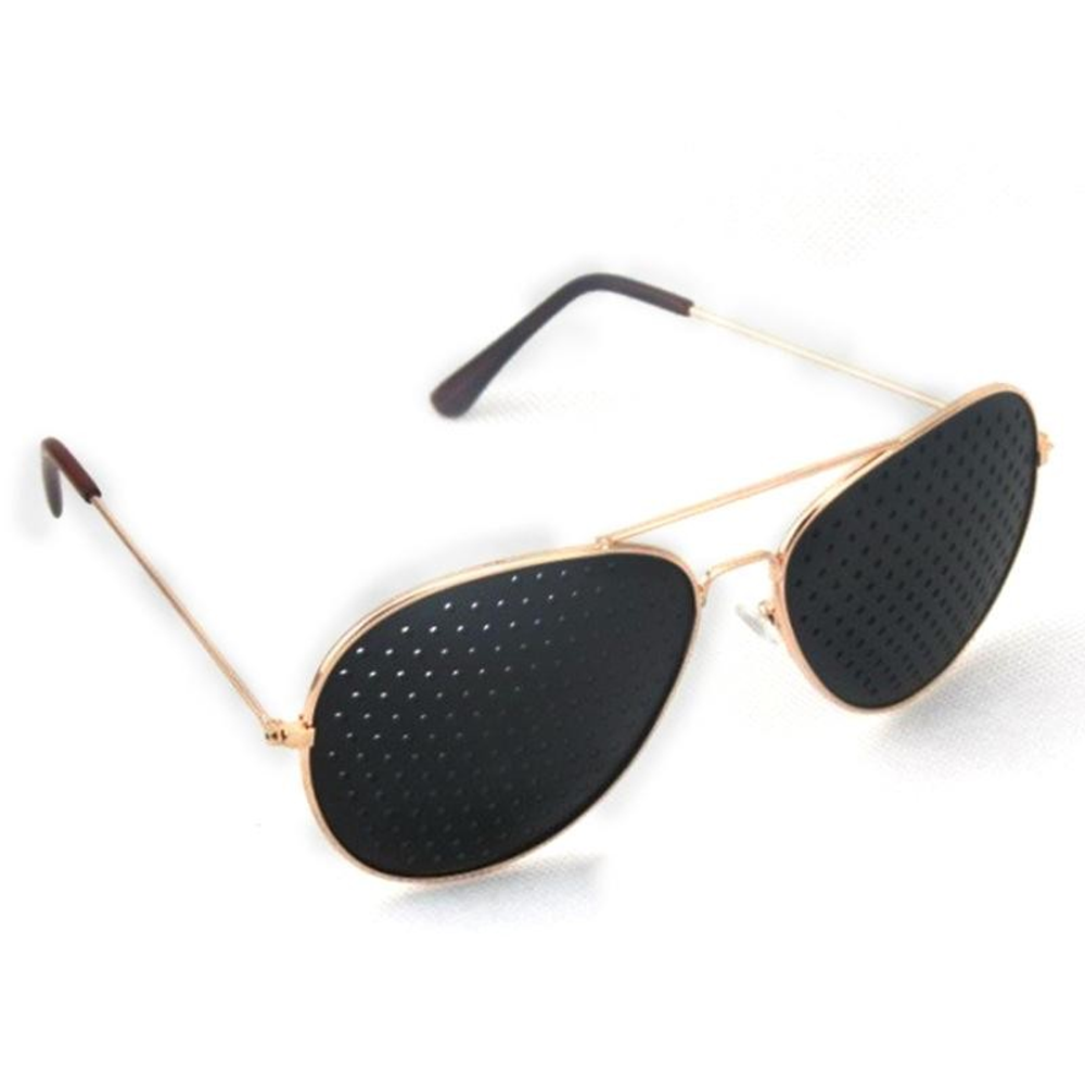 Mystery перфорационные очки-тренажёры в металлической оправе