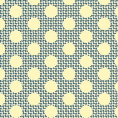 Pea pied-de-poule yellow