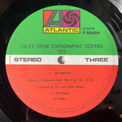 Винтажная виниловая пластинка LP Yes Tales From Topographic Oceans (Japan 1983) (Obi)