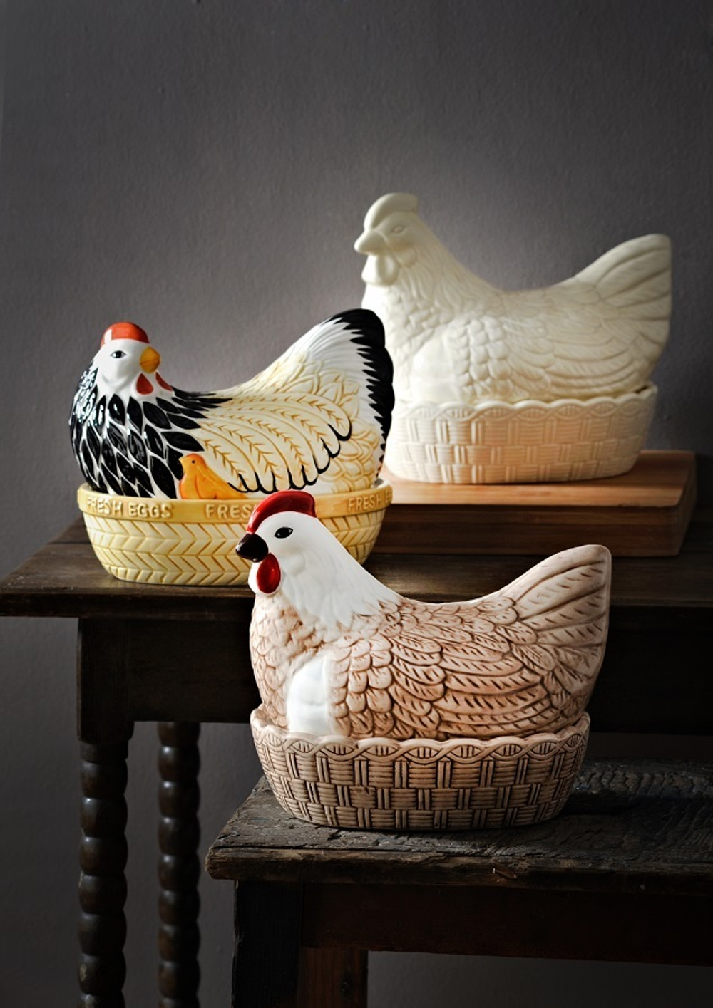 Подставка для яиц hen, кремовая