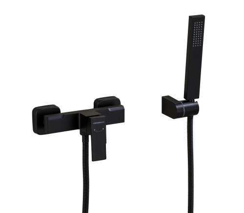 20095-C Смеситель од. для душа (ЧЕРНЫЙ) HansenPRO (10/1шт)