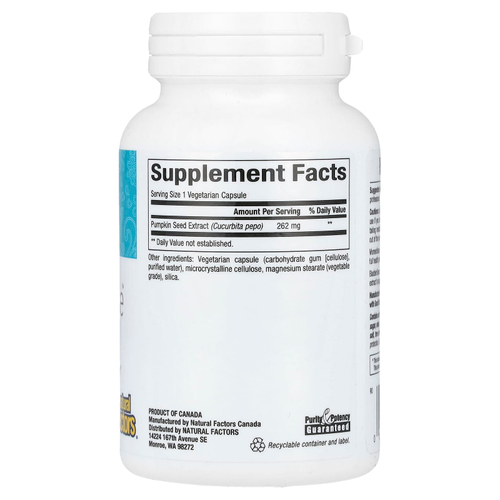 Natural Factors, WomenSense, BladderSense, 262 мг, 90 вегетарианских капсул