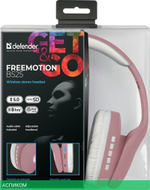 Наушники Defender FreeMotion B525 розовый/белый (63528)