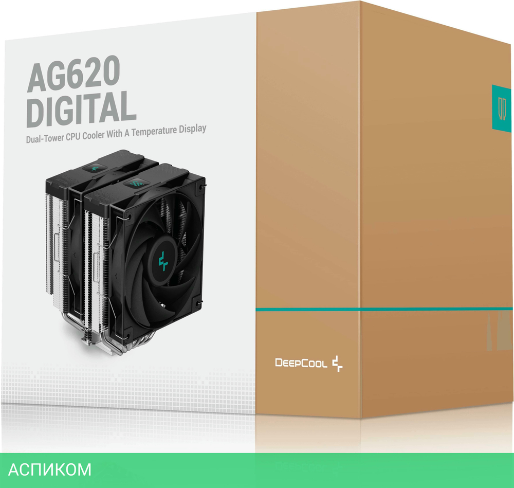Кулер для процессора DeepCool AG620 Digital (R-AG620-BKNDMN-G-1)