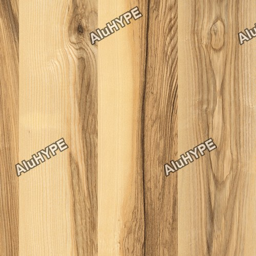 Алюминий рулонной окраски для фасада 1,5х1500х4000 покрытие PlastCover цвет 1345 Орех Сиена AluHype