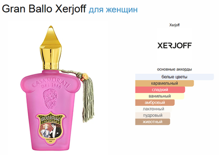 Gran Ballo Xerjoff 100 ml (duty free парфюмерия)