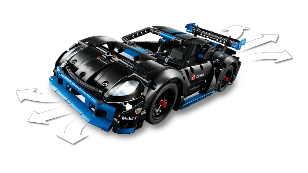 Конструктор LEGO Technic 42176 Гоночный автомобиль Porsche GT4 e-Performance