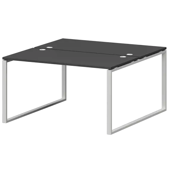 Бенч двойной на металлокаркасе СМС2-О-16К.149.Пр25  1600x1496x750 Смарт