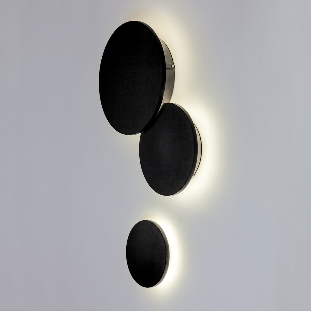 379247 Светильник PIATTO 1x10W LED 1000LM G ЧЕРНЫЙ 4000K IP65