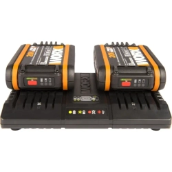 WORX WG585E 40В аккумуляторная воздуходувка (2 x 4 Ач, ЗУ) 63 м/с